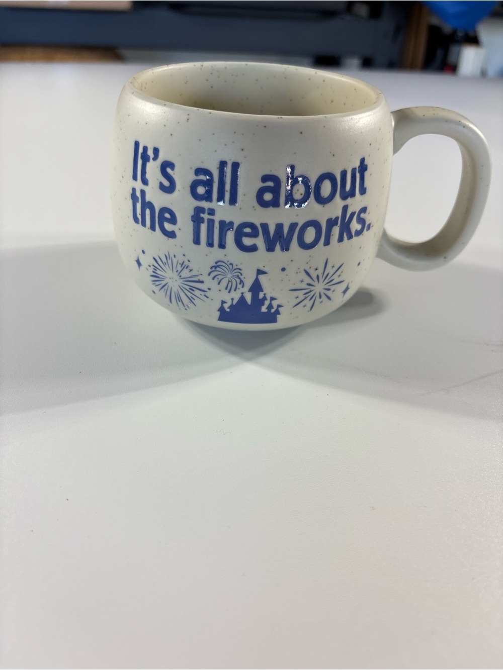 Disney Parks Cinderella Castle It's All About the Fireworks 18oz Coffee Mug NWOT